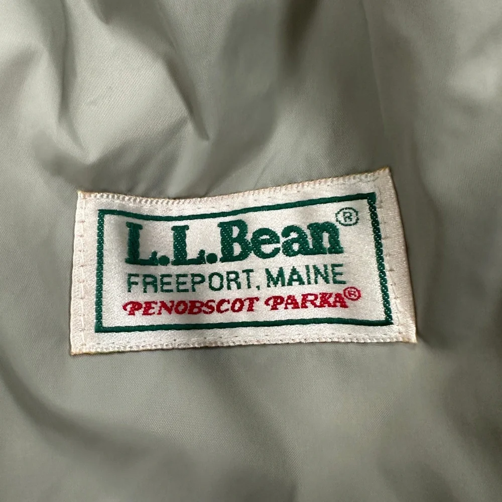 Vintage 80s LL Bean Penobscot Parka Kids Youth XL Blue Thinsulate Jacket